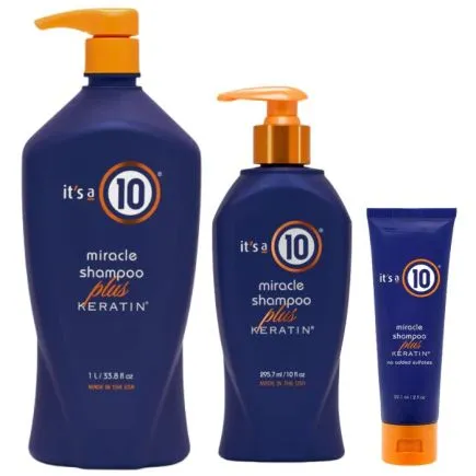 It's A 10 Miracle Daily Shampoo Plus Keratin 2oz